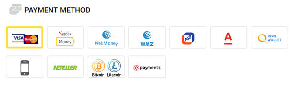 Payment methods