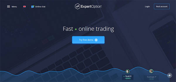 Expertoption demo